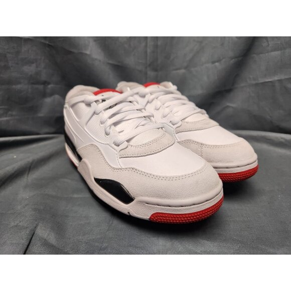 Nike Boys Air Jordan 4 RM (GS) Sneakers Mesh White Red Size 5.5 NEW NO BOX! - Picture 10 of 11